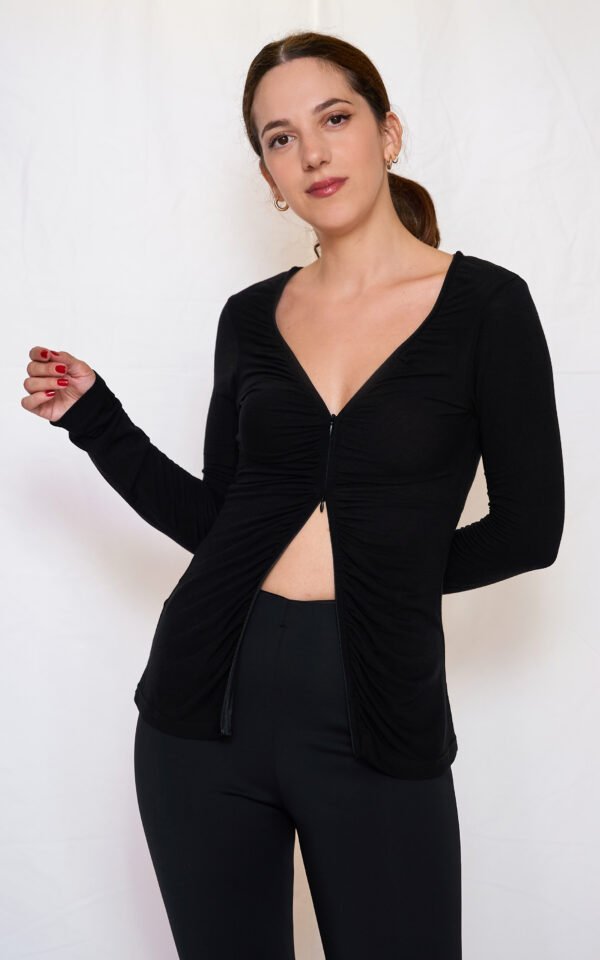 Zip top black/Ckontova τοπ - Image 3