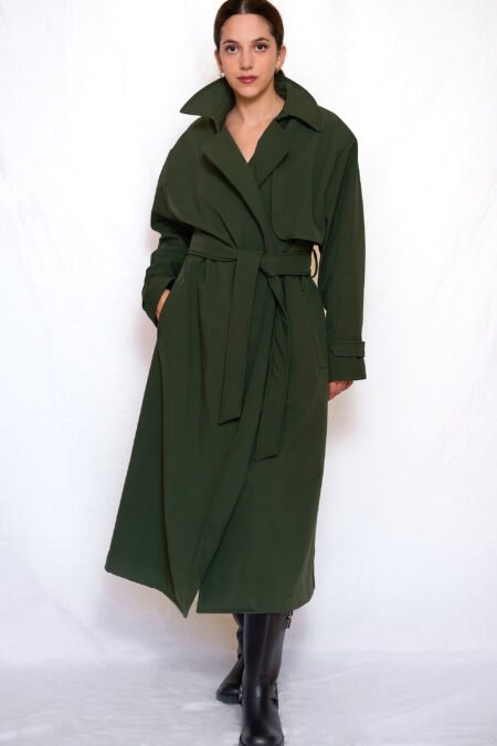 Trench coat khaki/Ckontova πανωφόρι