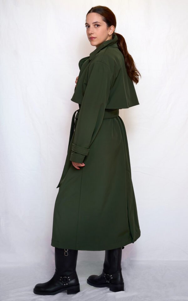 Trench coat khaki/Ckontova πανωφόρι - Image 2