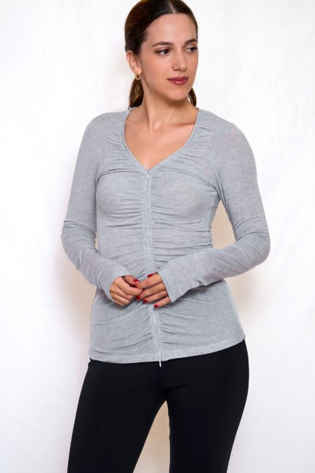 Zip top grey/Ckontova τοπ