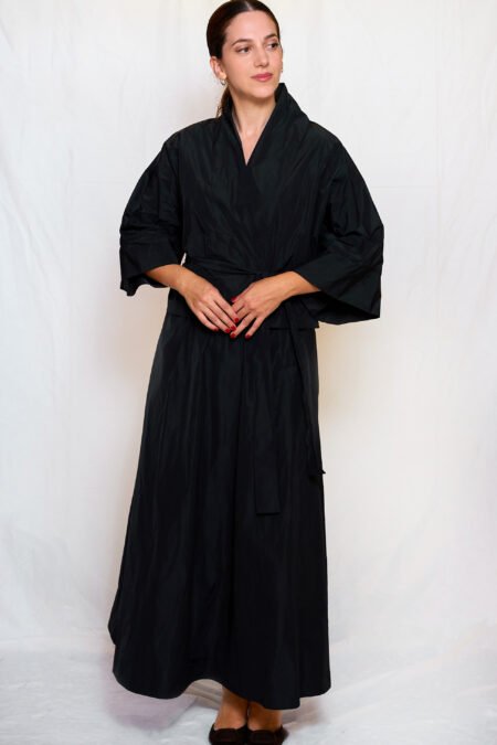 Taffeta skirt black/ckontova φούστα