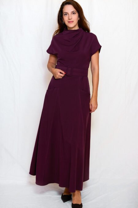 Signature dress bordeaux/ckontova φόρεμα