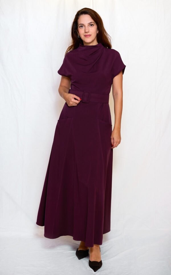 Signature dress bordeaux/ckontova φόρεμα