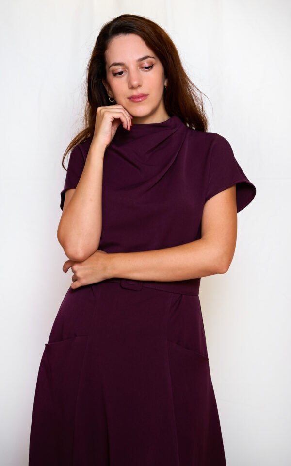 Signature dress bordeaux/ckontova φόρεμα - Image 2