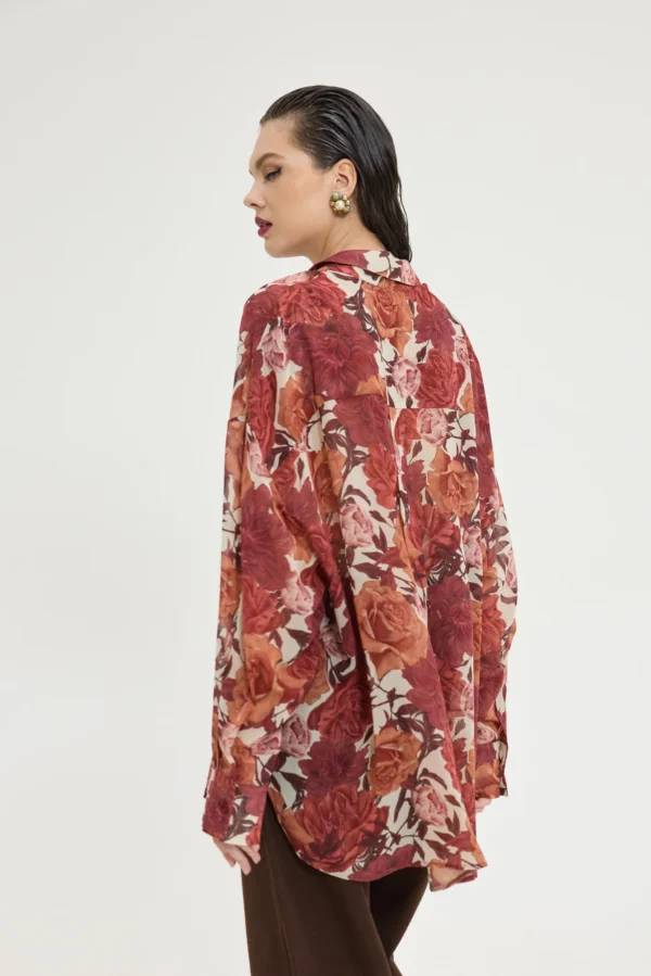 Heather Shirt (Drink To Forget Bordeaux)/Hemithea πουκάμισο - Image 2