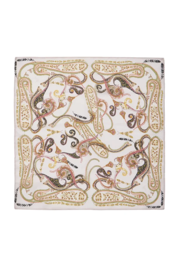 Lemonchello Scarf (Paisley Golden Fields Cream)/ Hemithea φουλάρι