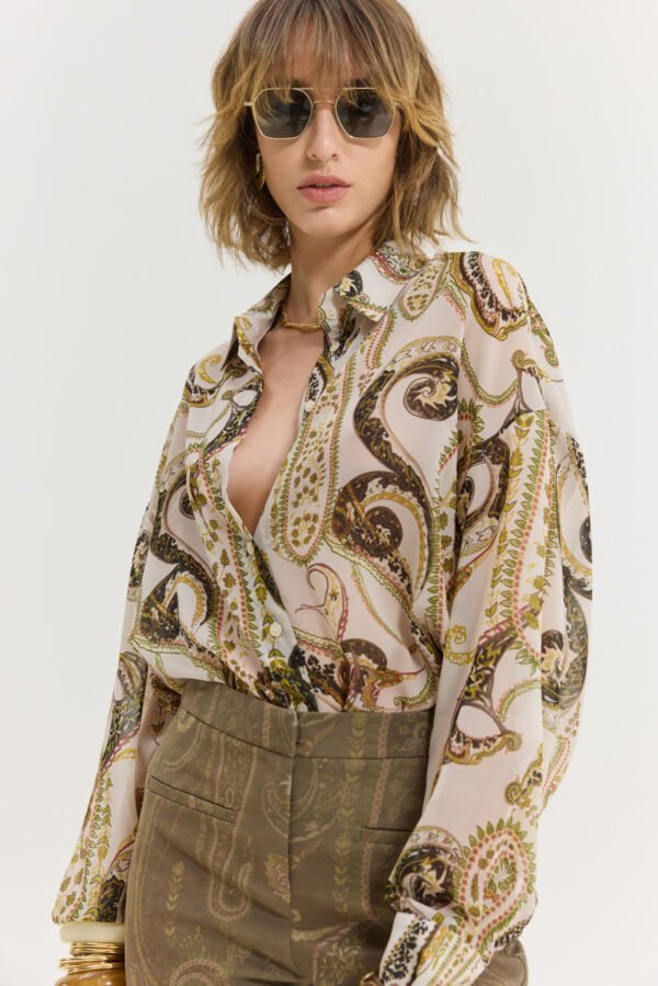 Heather Shirt (Golden Fields Cream)/Hemithea πουκάμισο - Image 4