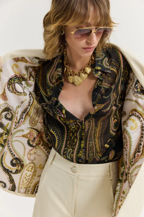 Heather Shirt (Golden Fields Black)/Hemithea πουκάμισο - Image 2