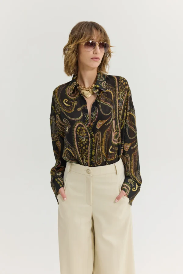 Heather Shirt (Golden Fields Black)/Hemithea πουκάμισο - Image 3