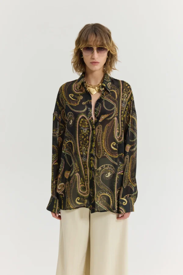 Heather Shirt (Golden Fields Black)/Hemithea πουκάμισο - Image 4