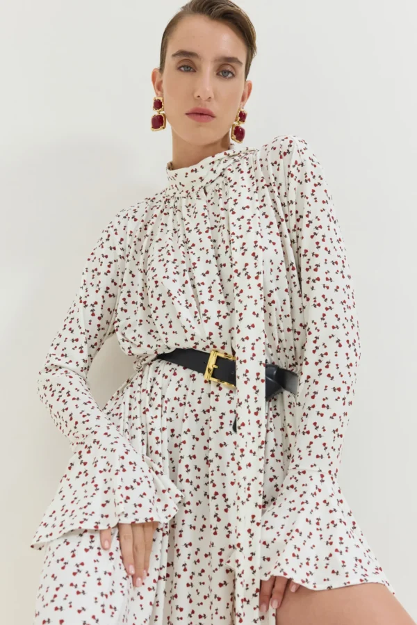 Peony Dress (Off-White)/Hemithea φόρεμα - Image 5