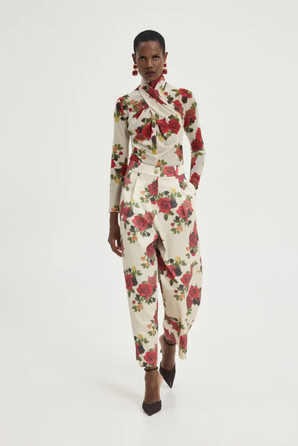 Ava Pants (Cream)/Hemithea παντελόνι - Image 2