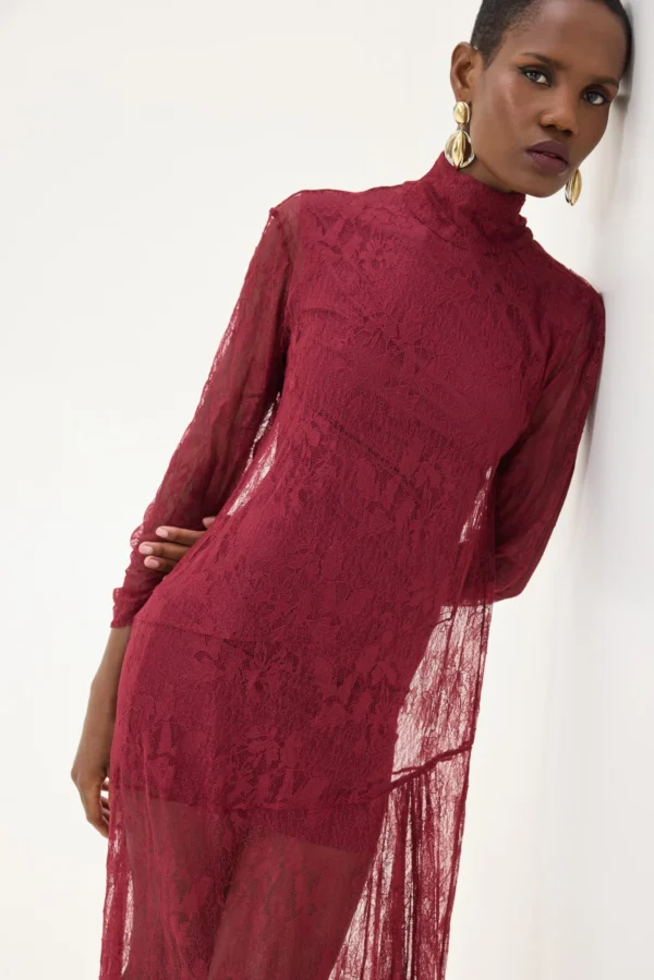 Paradise Top Dress (Wine)/Hemithea φόρεμα - Image 5