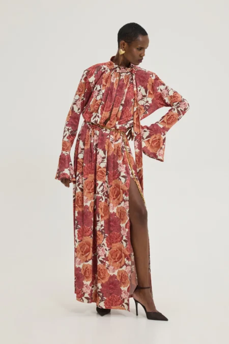 Peony Dress (Bordeaux)/Hemithea φόρεμα