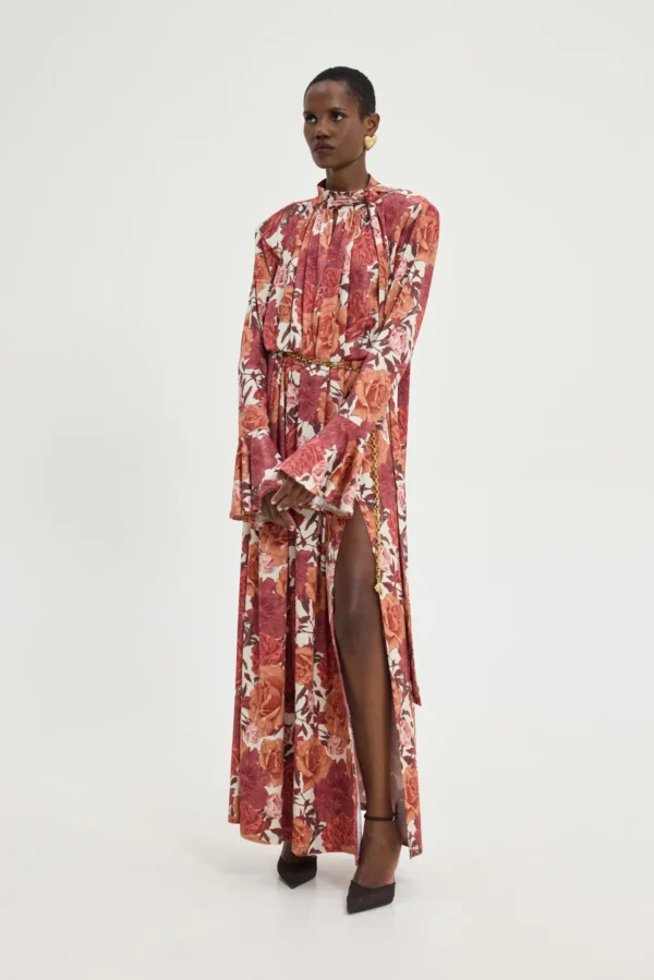 Peony Dress (Bordeaux)/Hemithea φόρεμα - Image 2