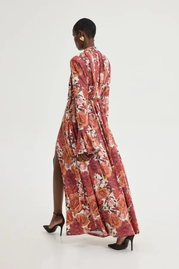 Peony Dress (Bordeaux)/Hemithea φόρεμα - Image 4