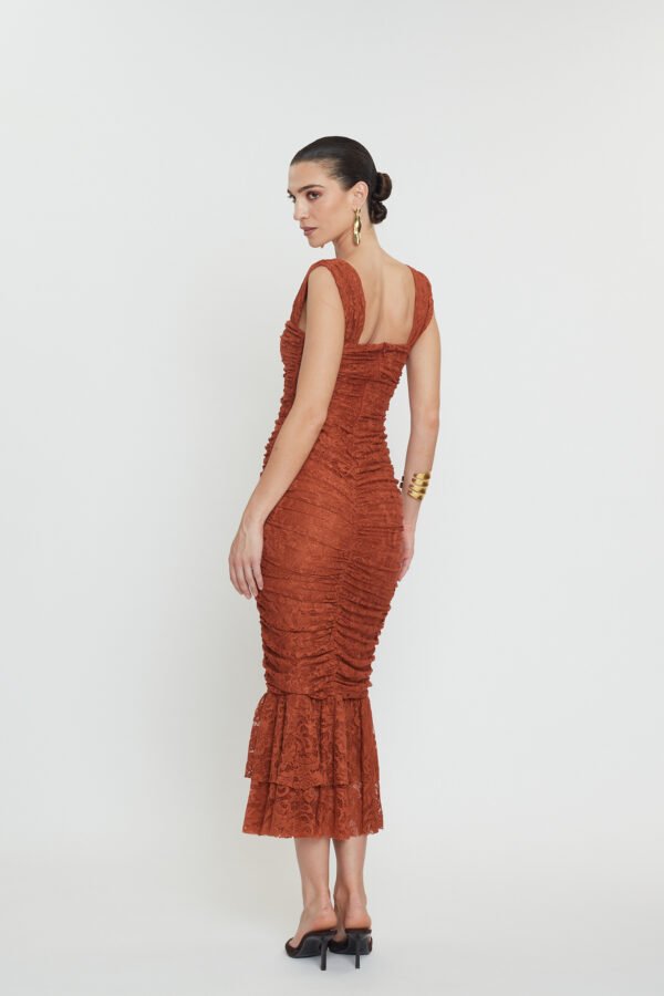 Layla lace dress terracotta/ Mix & Match φόρεμα - Image 3
