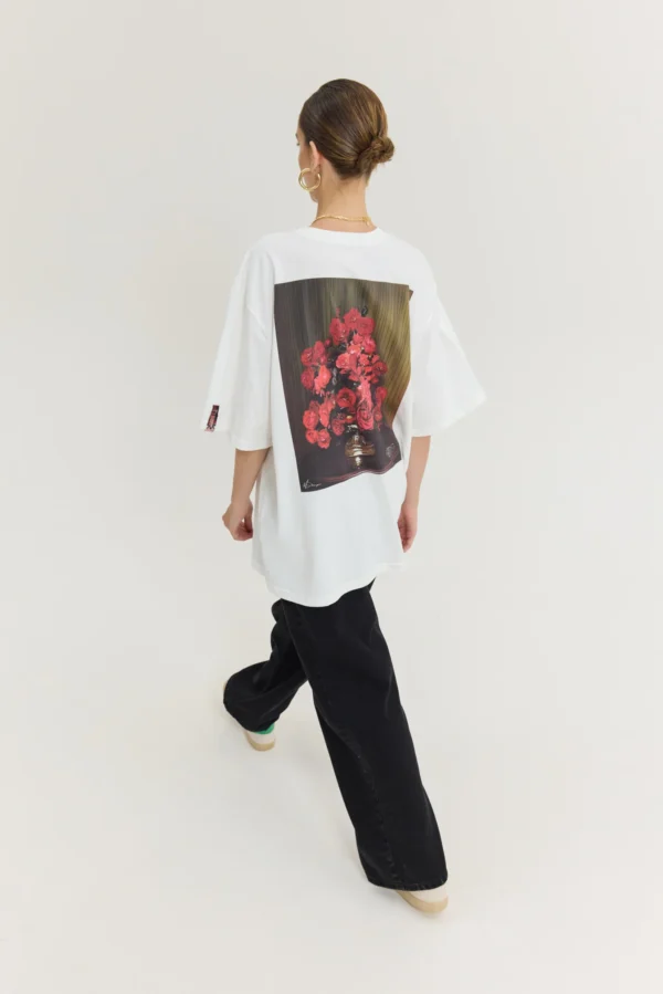 Cheetah T-Shirt (Vase With Roses)/Hemithea t-shirt - Image 4