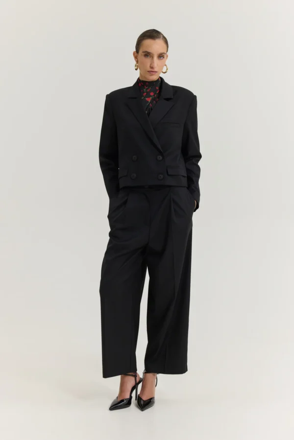 Ava Pants (Black)/Hemithea παντελόνι - Image 3