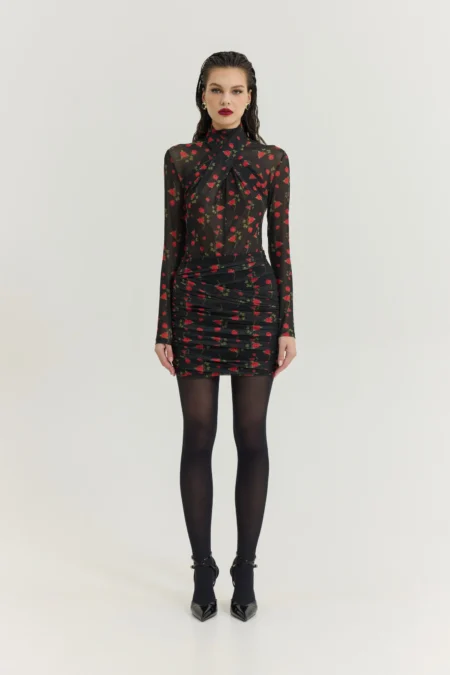 Aperol Skirt (Black)/Hemithea φούστα