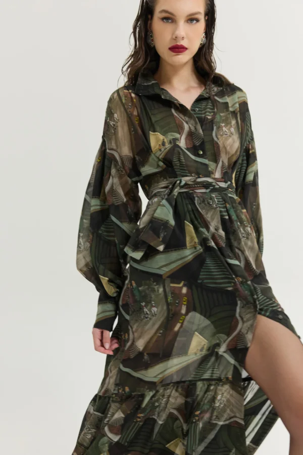 Bramble Dress (Khaki)/Hemithea φόρεμα - Image 2
