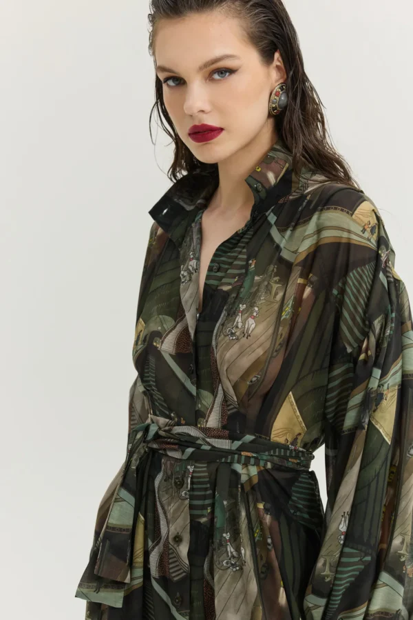 Bramble Dress (Khaki)/Hemithea φόρεμα - Image 5