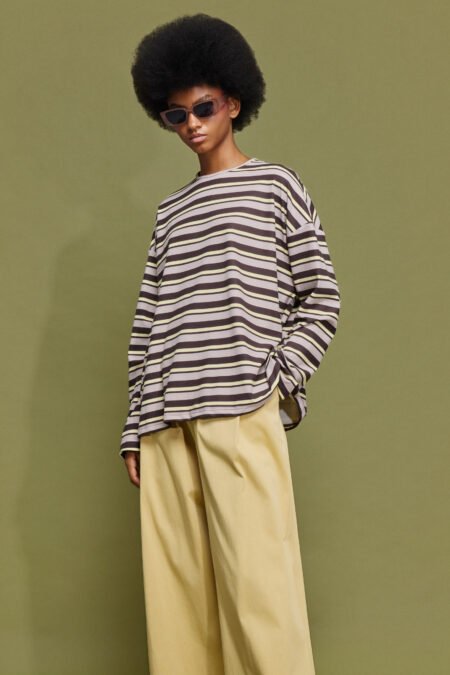 Mary oversized blouse light yellow/ Mamoush μπλούζα