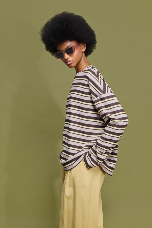Mary oversized blouse light yellow/ Mamoush μπλούζα - Image 4