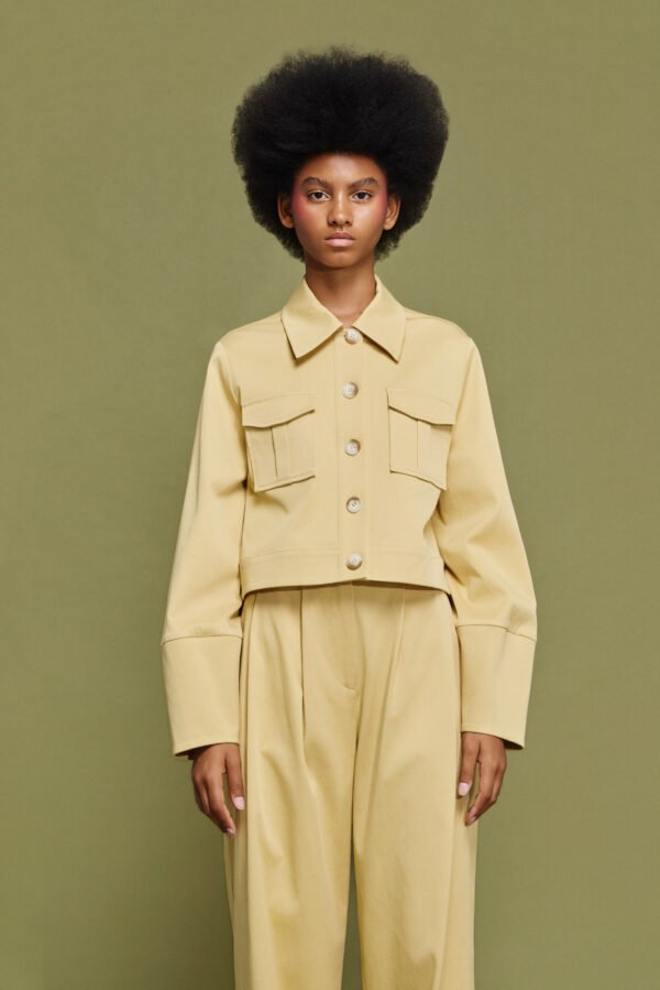 Scarlet jacket butter yellow/ Mamoush jacket - Image 3
