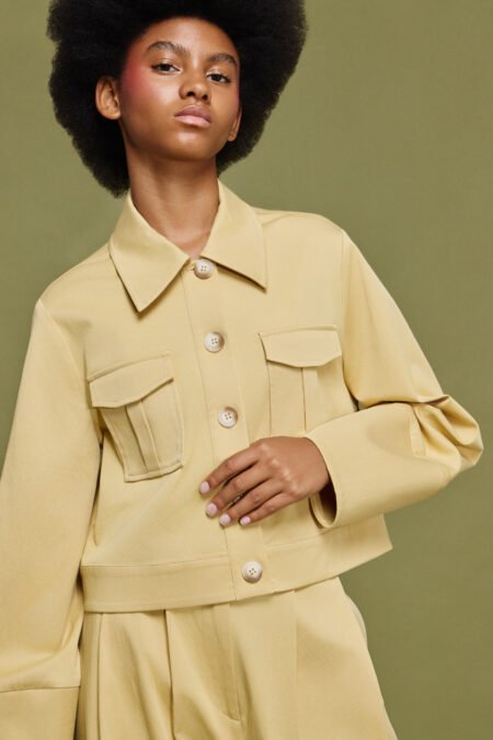 Scarlet jacket butter yellow/ Mamoush jacket