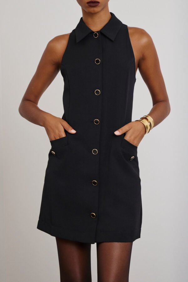 Cora mini dress black/Mamoush φόρεμα - Image 3