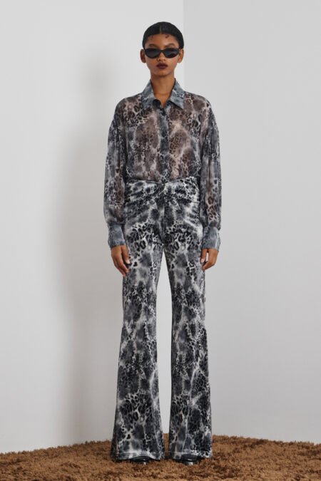 Rea pants animal print/Mamoush παντελόνι