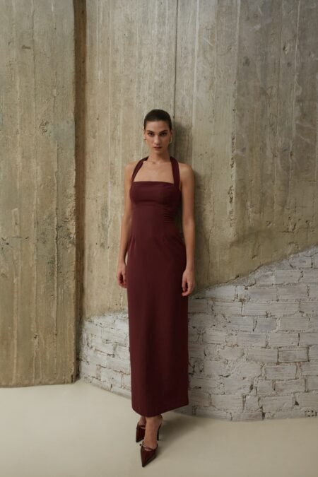 Alba dress burgundy/ Mix & Match φόρεμα