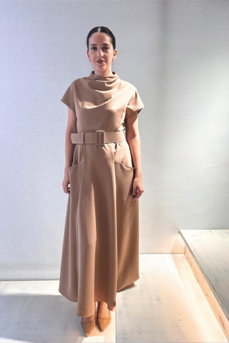 Signature dress beige/ckontova φόρεμα
