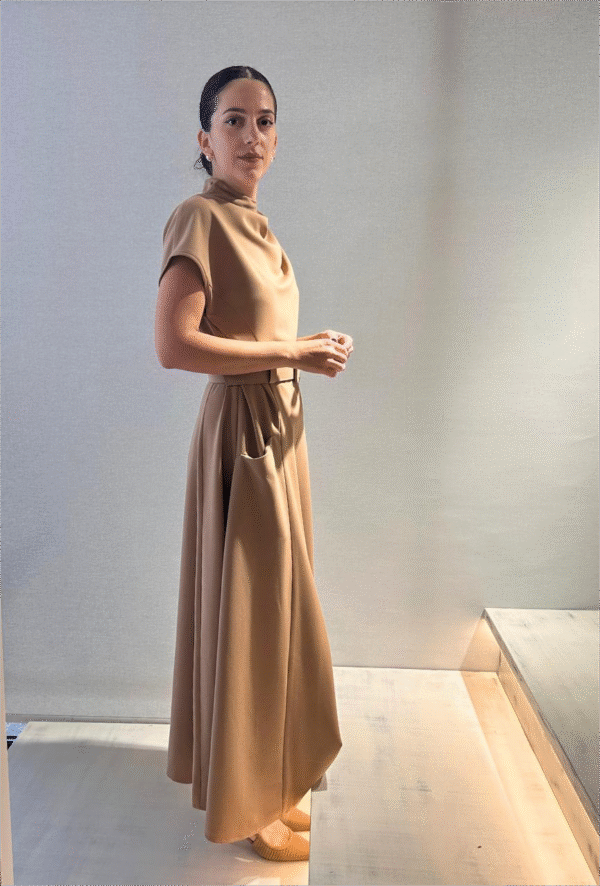 Signature dress beige/ckontova φόρεμα - Image 2