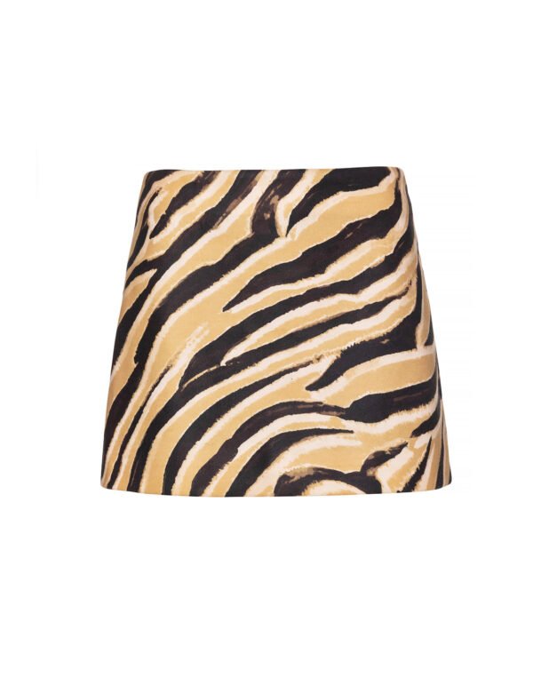 Thalia mini skirt caramel zebra/Mix & Match φούστα - Image 2
