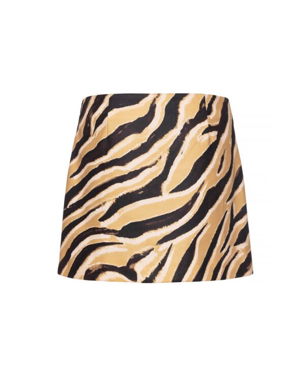 Thalia mini skirt caramel zebra/Mix & Match φούστα - Image 3
