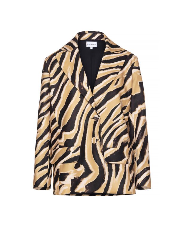 Caira blazer caramel zebra/Mix & Match σακάκι - Image 5