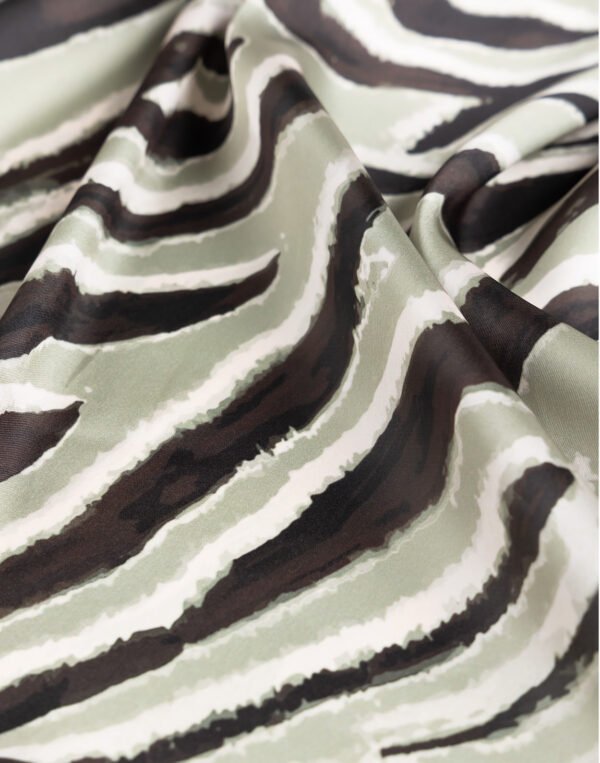 Mix & Match scarf olive zebra print/φουλάρι - Image 2