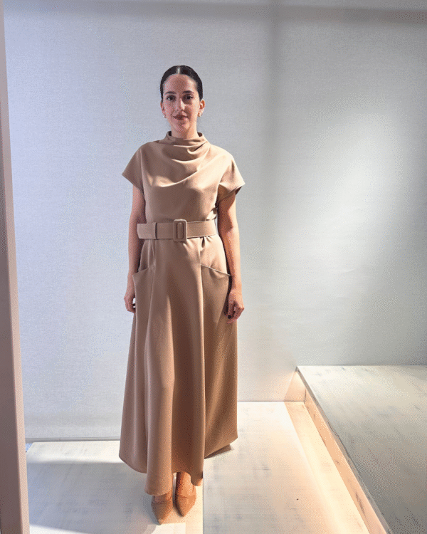 Signature dress beige/ckontova φόρεμα - Image 3