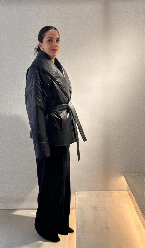 Black puffer jacket/ckontova μπουφάν - Image 3