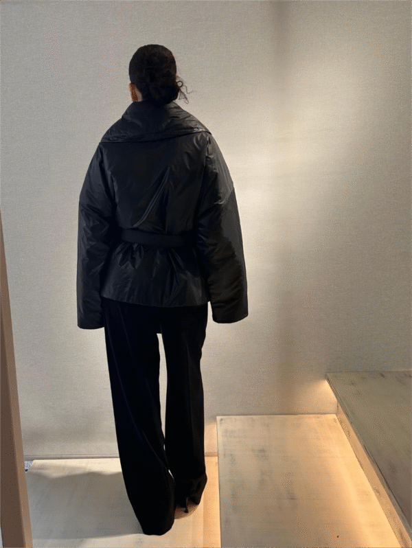 Black puffer jacket/ckontova μπουφάν - Image 4
