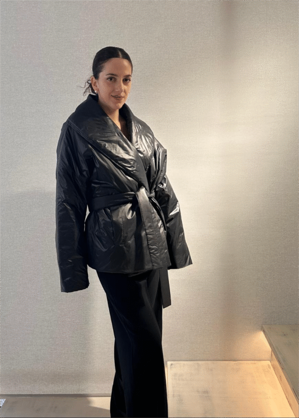 Black puffer jacket/ckontova μπουφάν