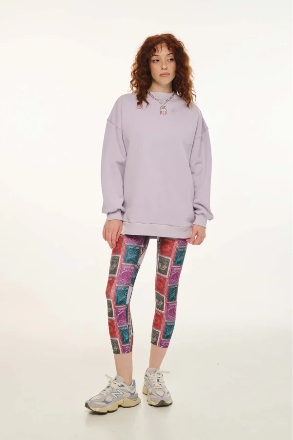 Φούτερ με κέντημα-soluna crewneck/P.C.P μπλούζα - Image 3
