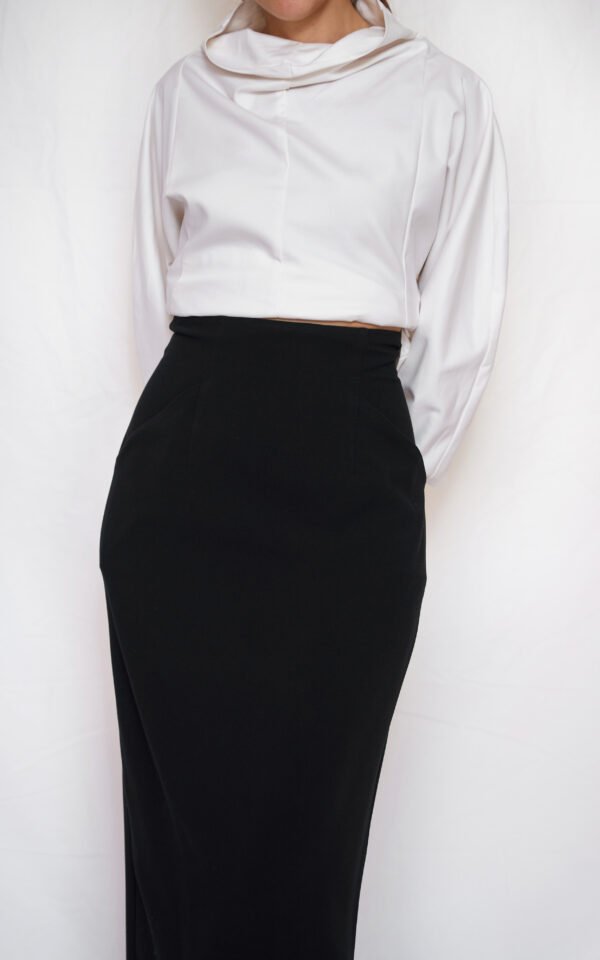 Black pencil skirt/ckontova φούστα - Image 3