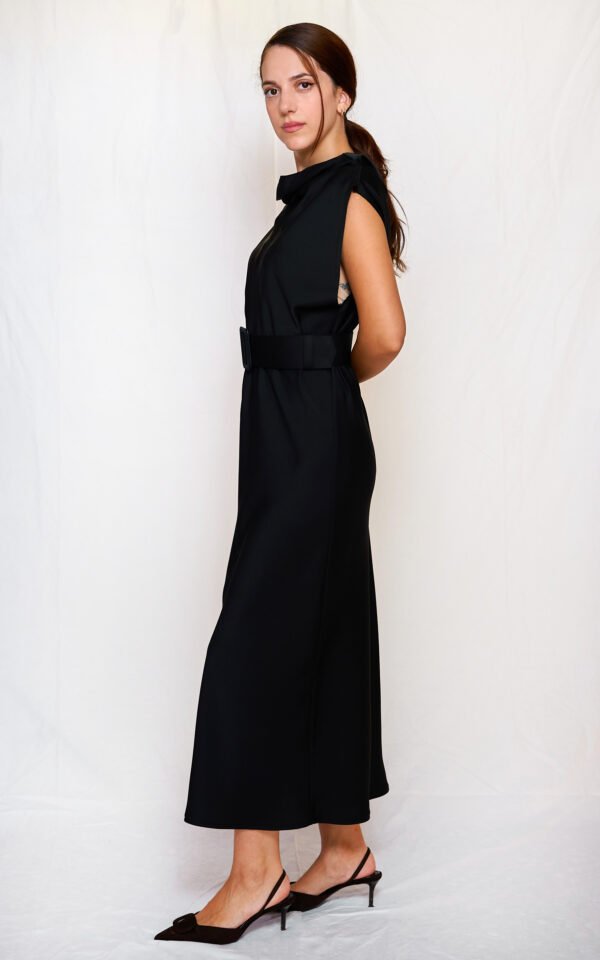 High neck dress black/ckontova φόρεμα - Image 2