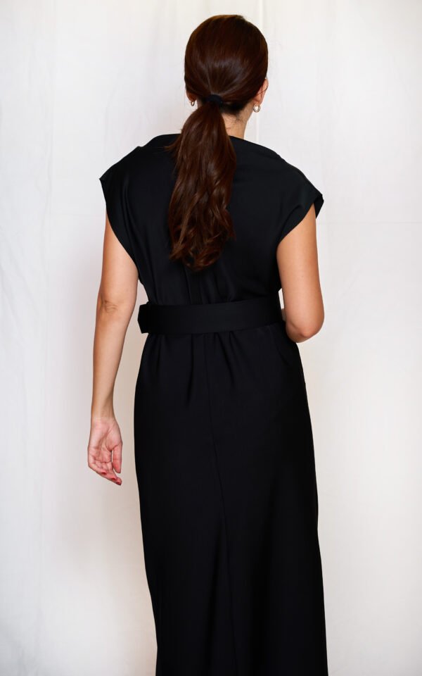 High neck dress black/ckontova φόρεμα - Image 3