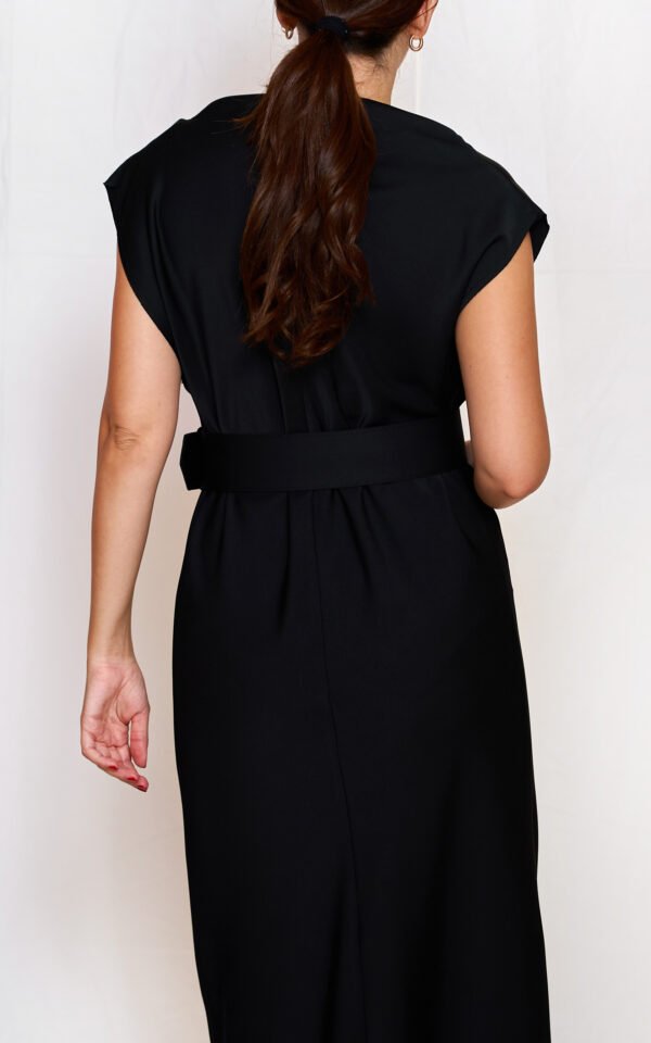 High neck dress black/ckontova φόρεμα - Image 4