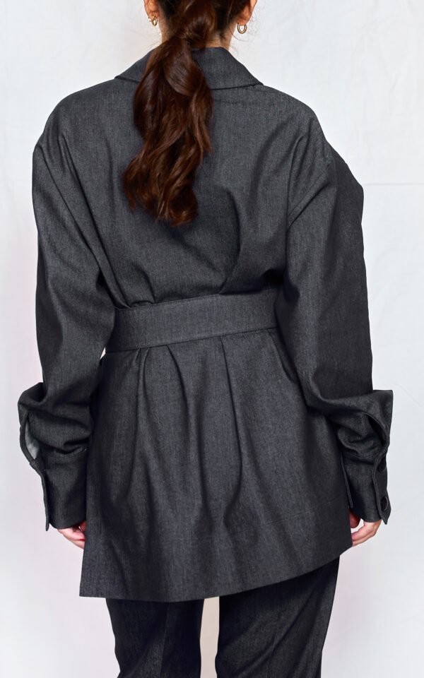 Denim shirt top one size/ckontova πουκάμισο - Image 3
