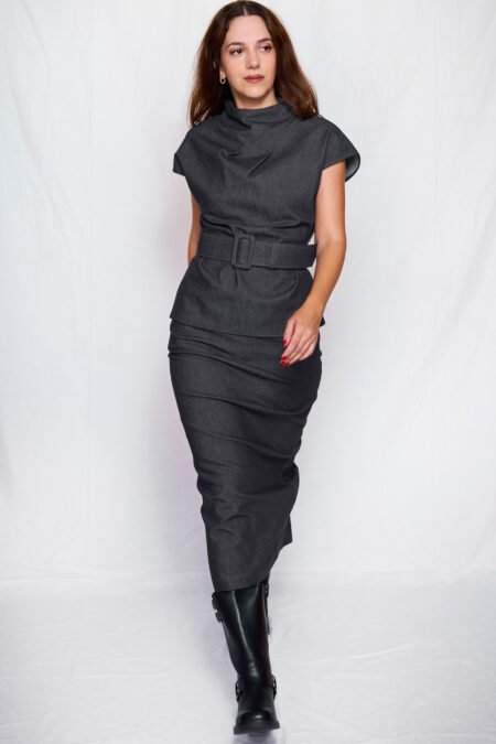 Denim pencil skirt/ckontova φούστα